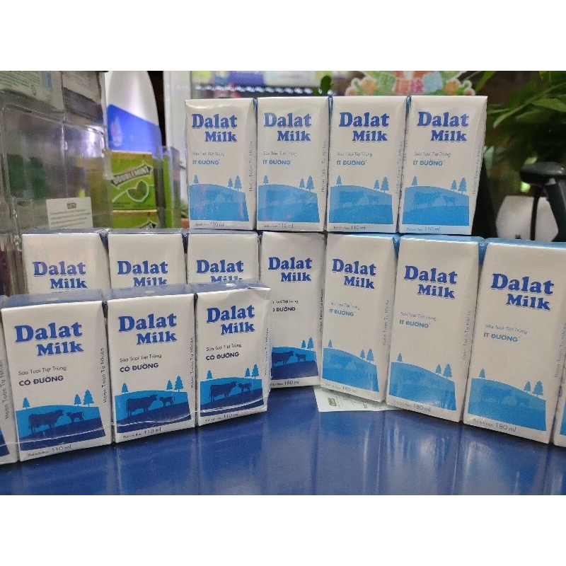 Lốc sữa Dalatmilk 110ml, 180ml