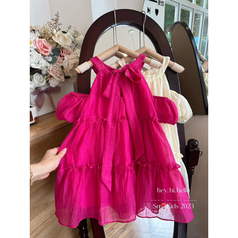 Váy tơ 2 lớp Cho Bé Gái 8-36kg