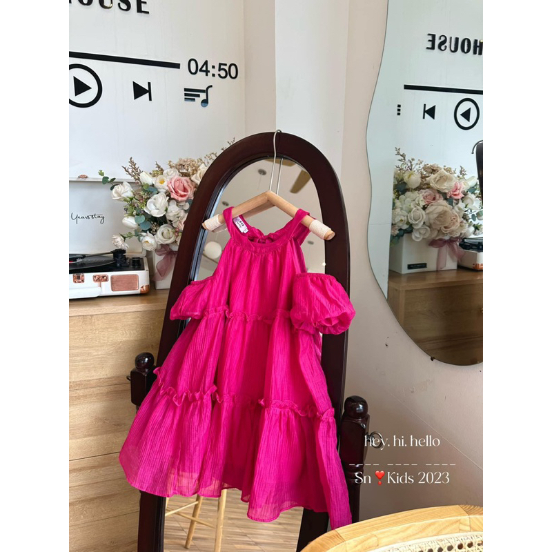 Váy tơ 2 lớp Cho Bé Gái 8-36kg