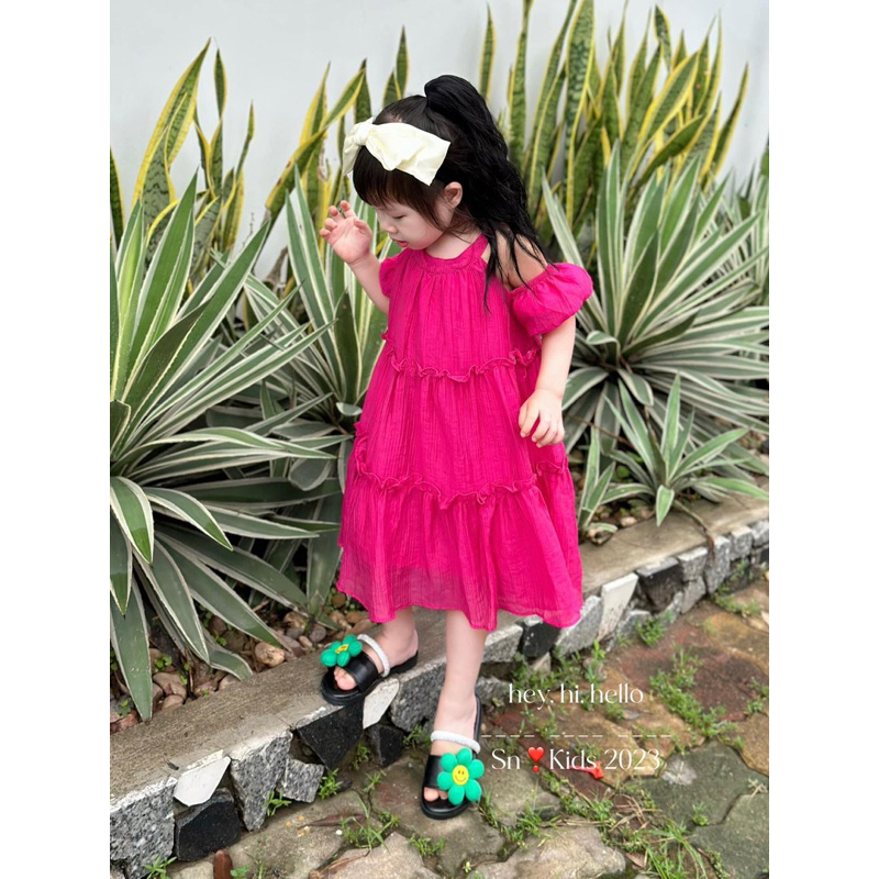 Váy tơ 2 lớp Cho Bé Gái 8-36kg