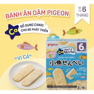 Bánh ăn dặm PIGEON NỘI ĐỊA NHẬT đủ vị cho bé từ 6m+ [2021]