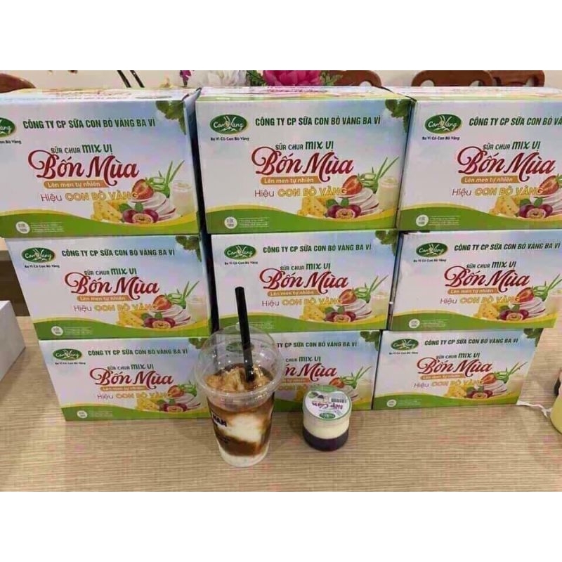 Sữa chua ba vì hiệu con bò vàng