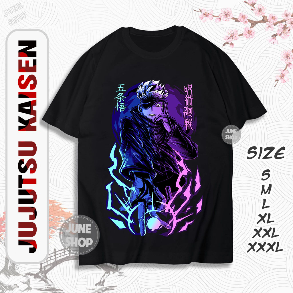 Áo Jujutsu Kaisen mẫu mới - Áo Anime hình Sukuna Gojo, Inumaki chất cotton 4 chiều