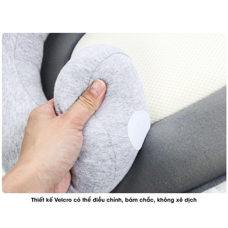 Đệm Gối Chống Trào Ngược Cho Trẻ Sơ Sinh HAPAIR Chất Liệu Cotton, Polyester An Toàn Cho Bé - Bảo Hành 12 Tháng