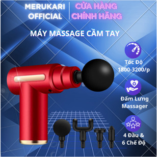 Máy Massage Cầm Tay Mini Unpublic,súng massage cầm tay 4 đầu 6 chế độ