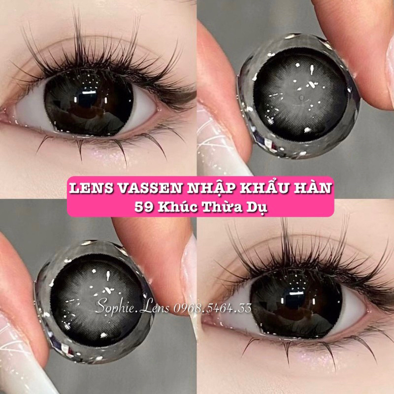 lens MINI BLACK full cận 0-8 độ