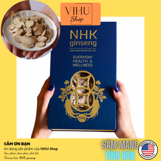 Combo 100g giá sỉ Nhân sâm Mỹ NHK ginseng tính Hàn, nhập khẩu Wisconsin Hoa Kỳ (khác với tính nhiệt hồng sâm Hàn Quốc)