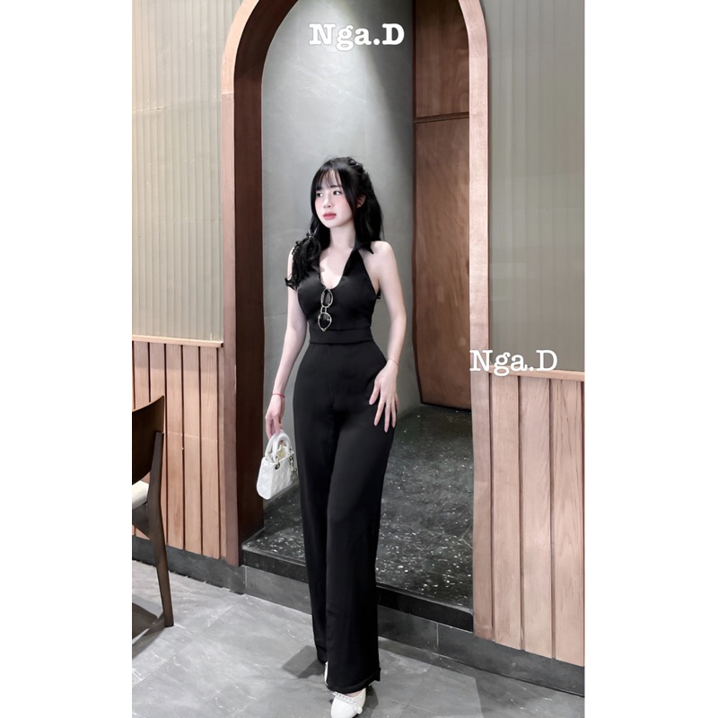 Jum quần dài đen trắng