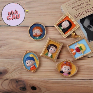 Tô tượng thạch cao tranh mini 6CM(không kèm màu và cọ)