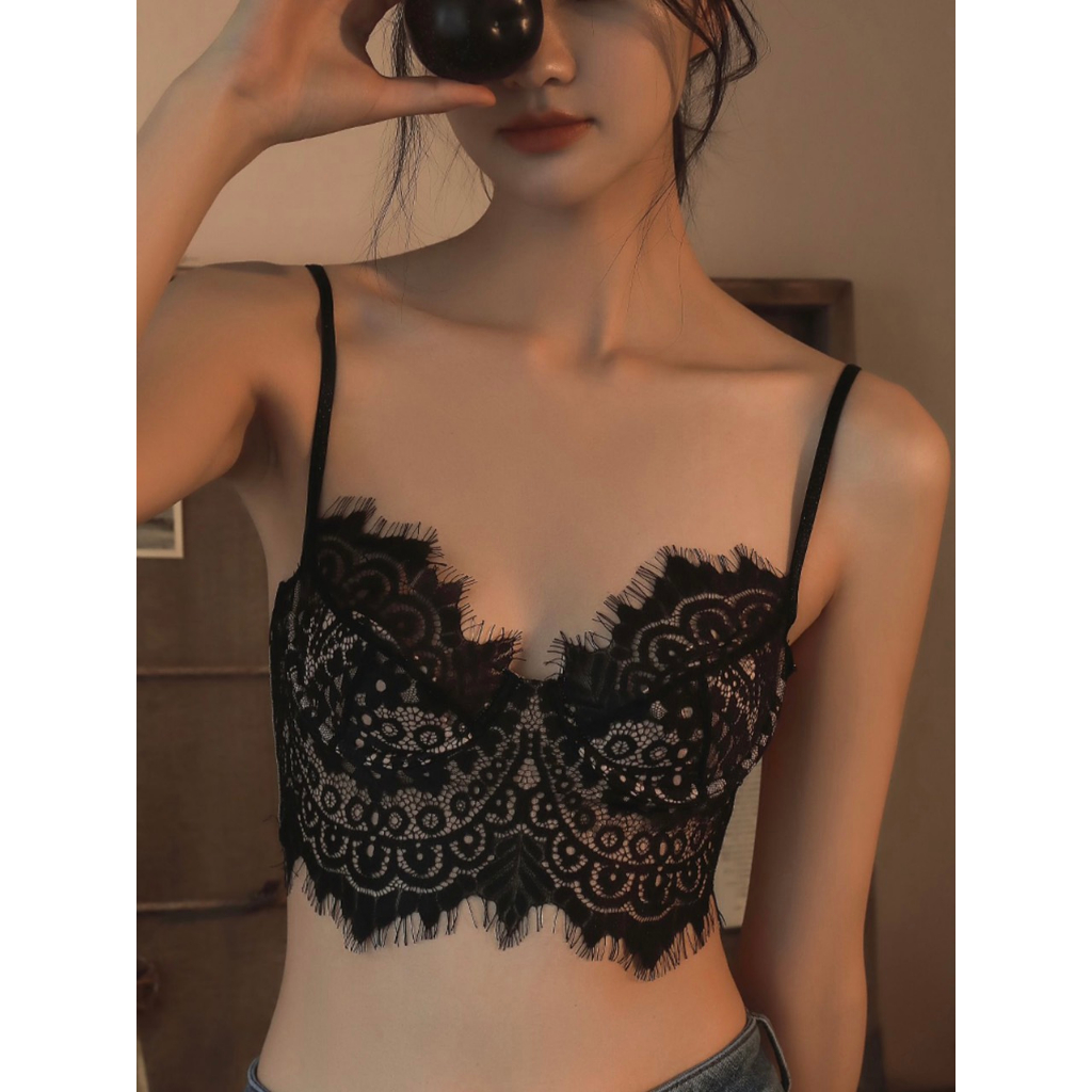 B04 | Áo Bra Ren Mềm Mại Bralette Áo Lót Ren Có Gọng Không Mút La Perbra - B04