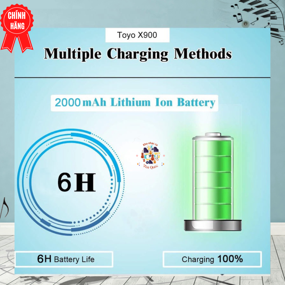 Đàn Piano Điện Toyo X900 Gấp Gọn - Kết Nối Bluetooth - Midi + Chân Đàn + Tai Phone