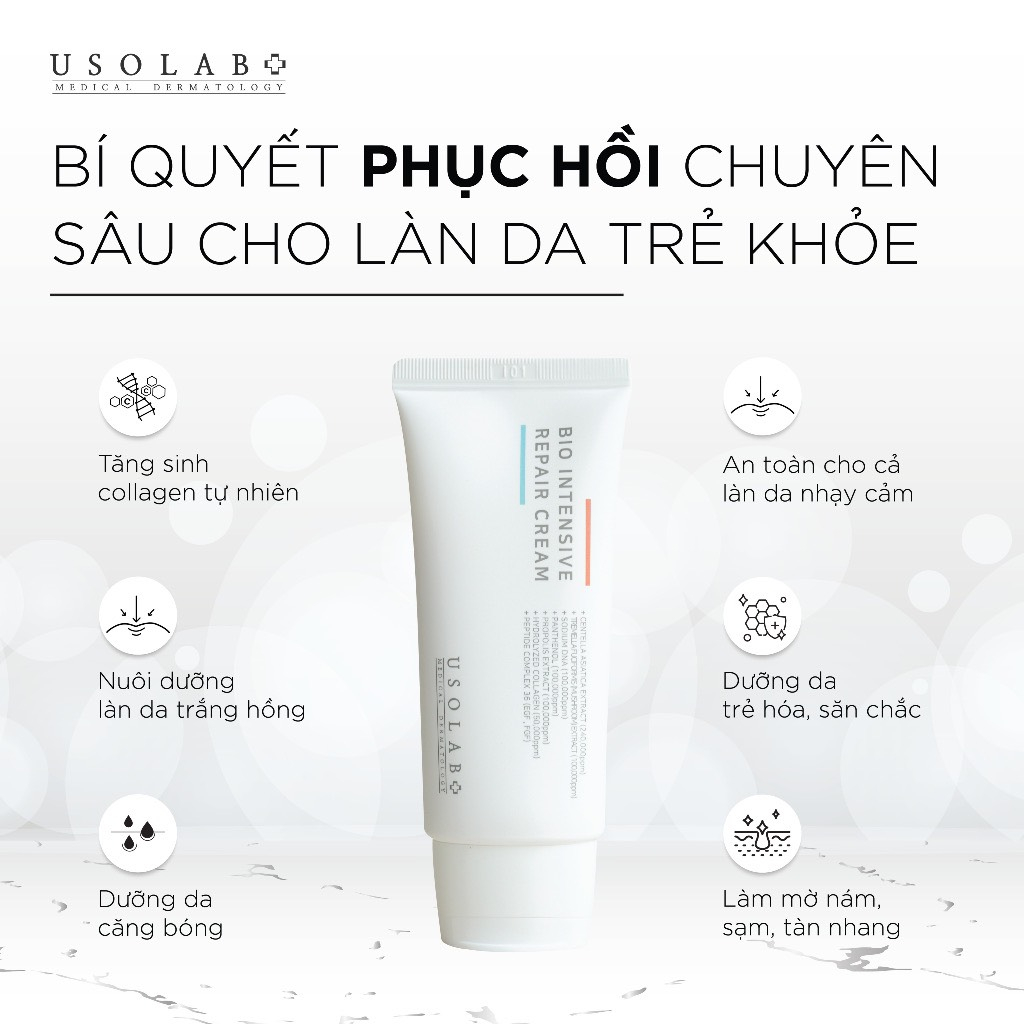 [HÀNG CÔNG TY] Kem dưỡng tế bào gốc Usolab Bio Renaturation Repair Cream 50ml