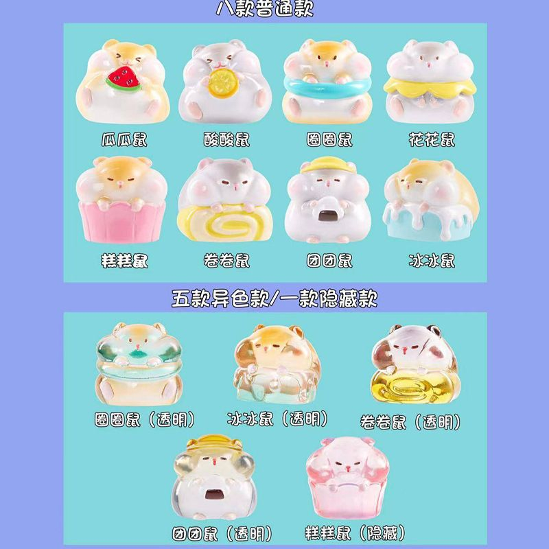 Mua Blind Box 2 Con Mô Hình Chú Chuột Hamter Cực Độc Cực Cute Gửi Mẫu ...