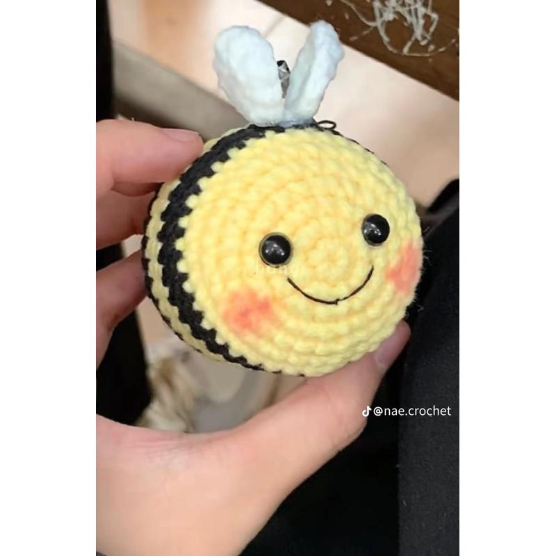 🌼☘️ Thú nhồi bông/ Móc khoá hình Con Ong 🐝 bằng len