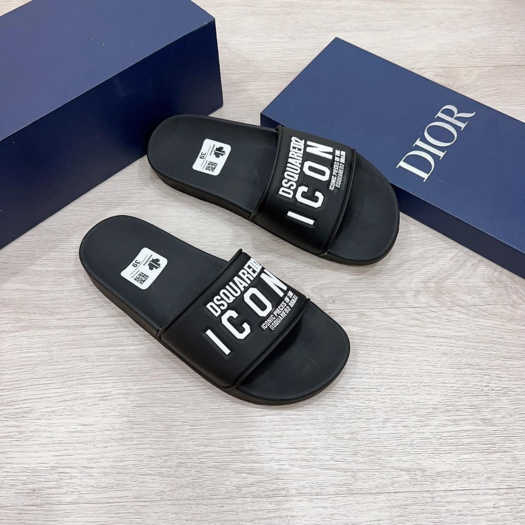 Dép quai ngang nam dsq Dép nam mẫu mới 2023 hot trend