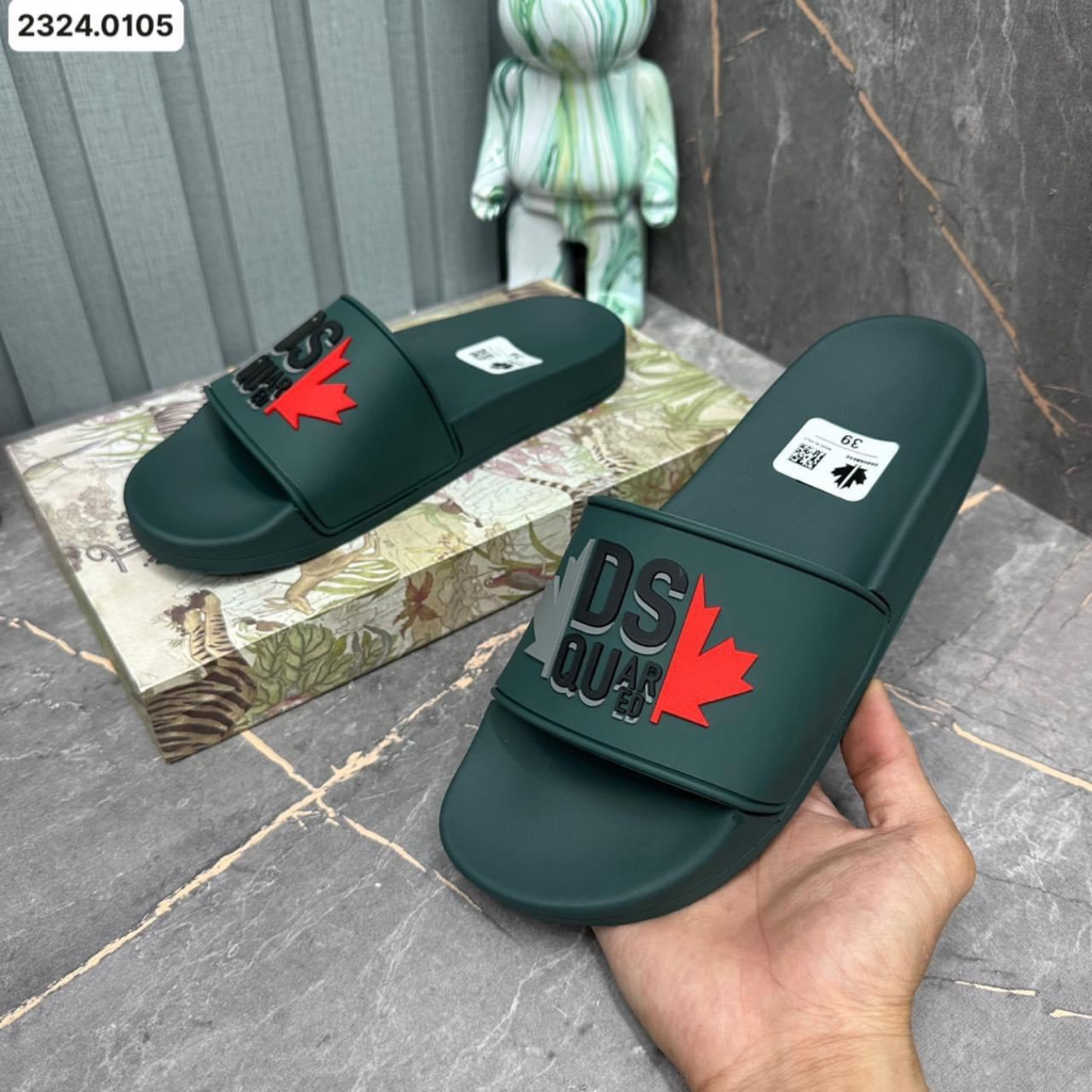 Dép quai ngang nam dsq Dép nam mẫu mới 2023 hot trend