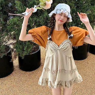 Set áo váy Babydoll, yếm+áo không tách lẻ