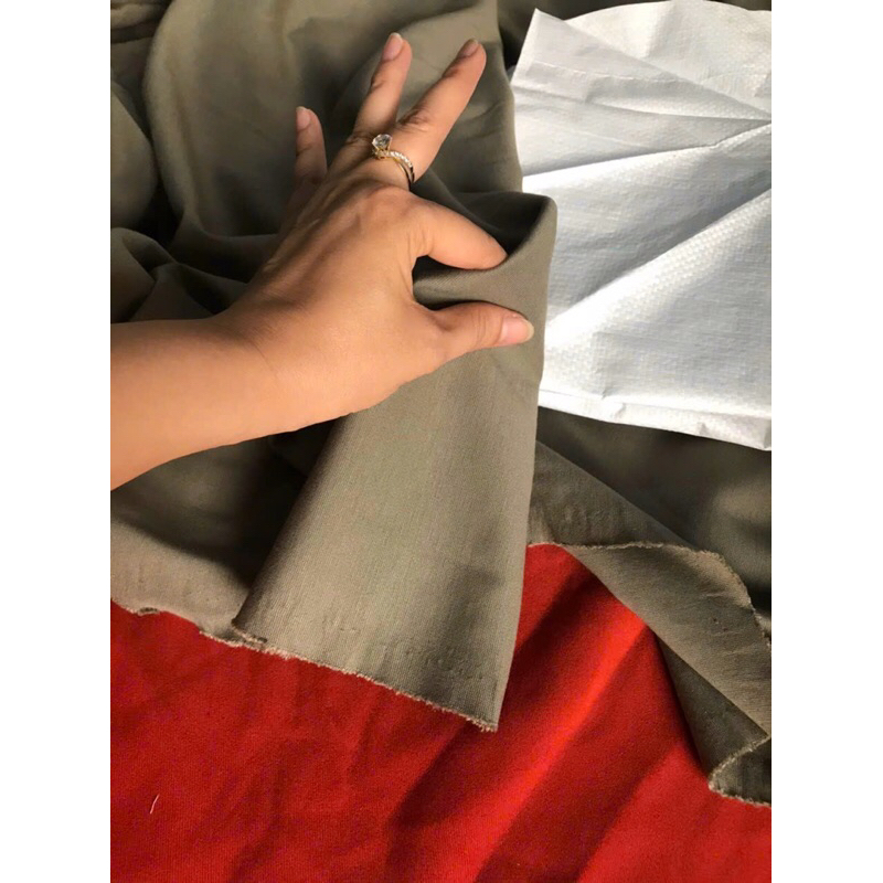 Vải thun Umi  - màu  XÁM RÊU