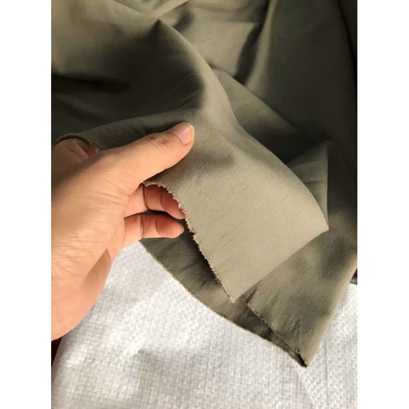 Vải thun Umi  - màu  XÁM RÊU