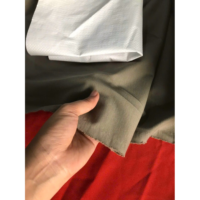 Vải thun Umi  - màu  XÁM RÊU