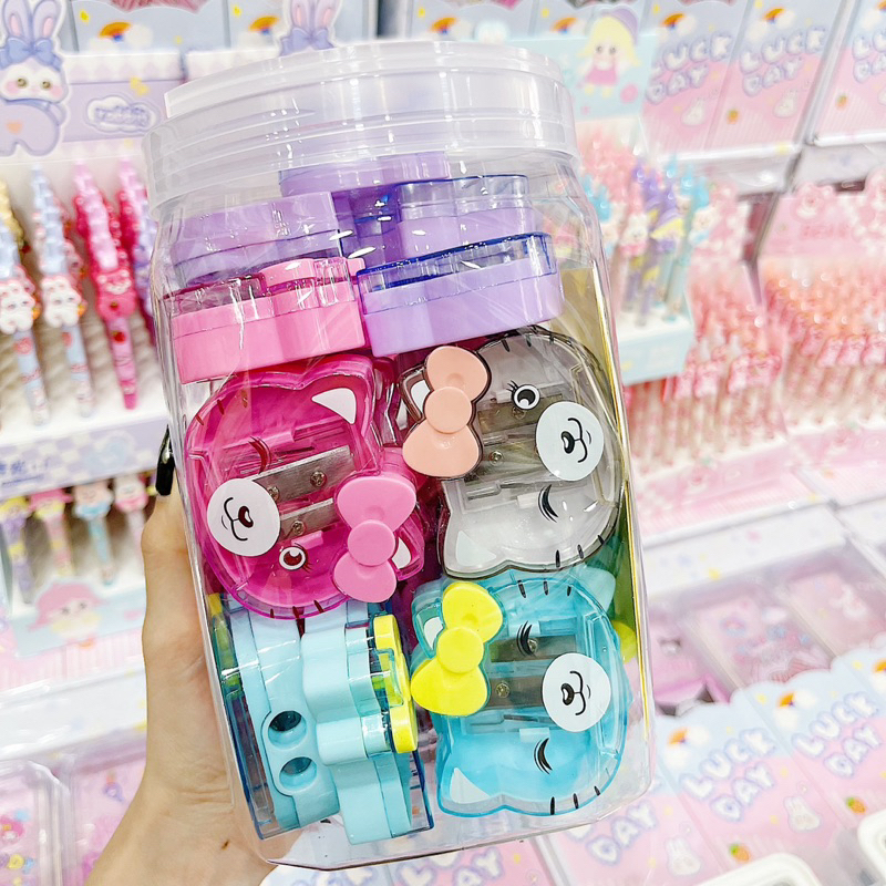 Đồ Chuốt Bút Chì Mẫu Kitty/Tai Gấu Cute Cho Bé Đi Học