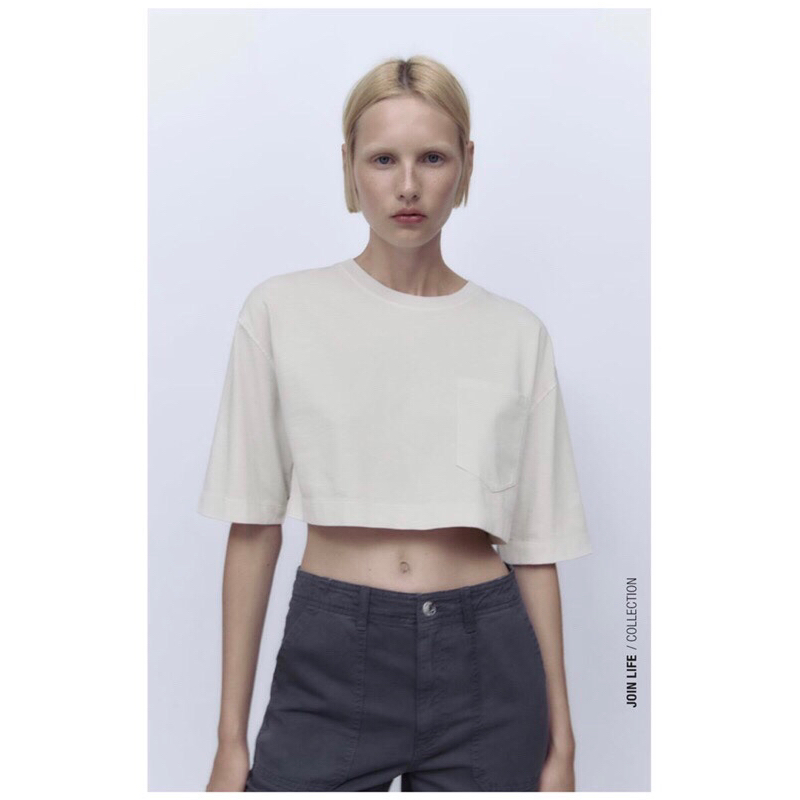 Áo croptop Zara authentic