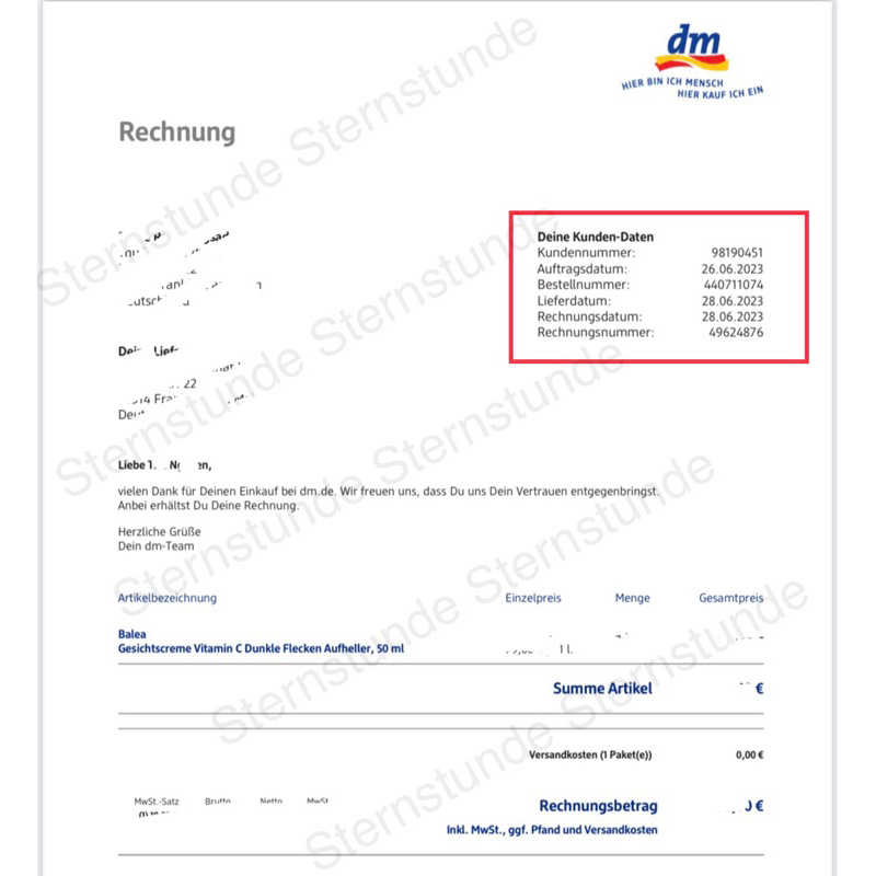 Kem Xoá Thâm Nám, Tàn Nhang Balea Vitamin C nội địa Đức