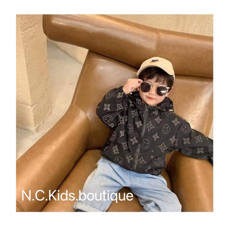 Áo khoác gió LV cho bé trai/ bé gái từ 8-20kg