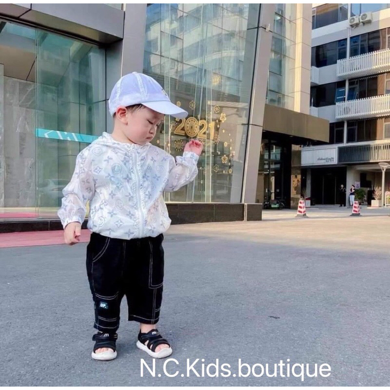 Áo khoác gió LV cho bé trai/ bé gái từ 8-20kg