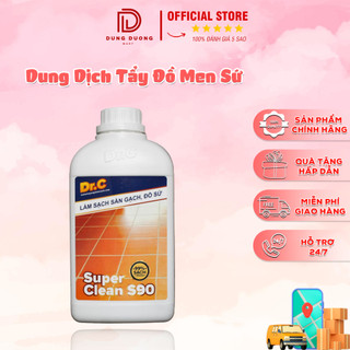 Dung dịch tẩy đồ men sứ dung dương mart - thuốc tẩy đồ men sứ ố vàng giúp đánh bật vết bẩn cứng đầu drc 1000ml