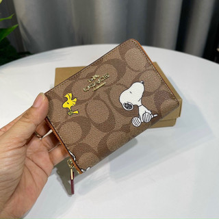 Ví ngắn X Peanuts Small Zip wallet