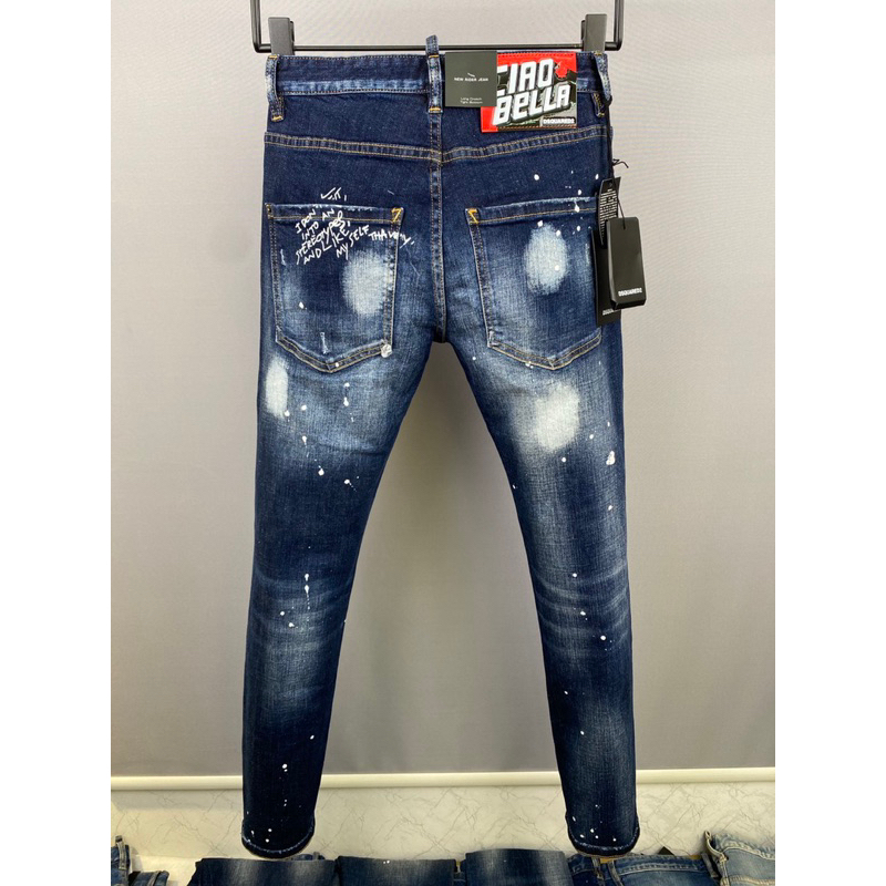 🌈🌈 Quần Jean DSQ Neww rách wash vảy sơn Siêu Đẹp !! Kiểu dáng trẻ trung, bản Like auth 1:1 có sẵn !!