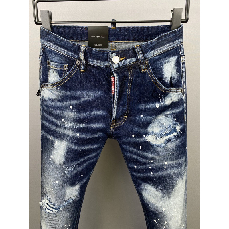 🌈🌈 Quần Jean DSQ Neww rách wash vảy sơn Siêu Đẹp !! Kiểu dáng trẻ trung, bản Like auth 1:1 có sẵn !!