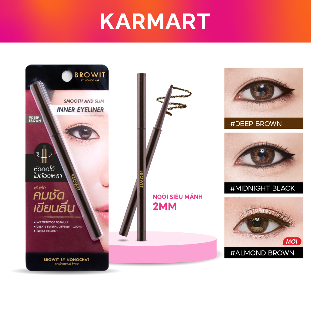 Kẻ Viền Mắt Trong Browit Smooth And Slim Inner Eyeliner 0.1g