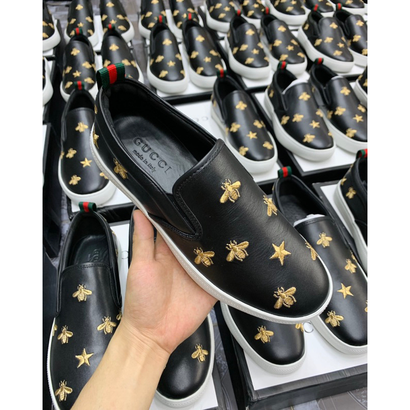 📛LIMITED📛 Giầy Slipon G.C nam cao cấp hàng có sẵn Fullbox - Chất liệu đế cao su vài cực đẹp !! ib để biết thêm chi tiết