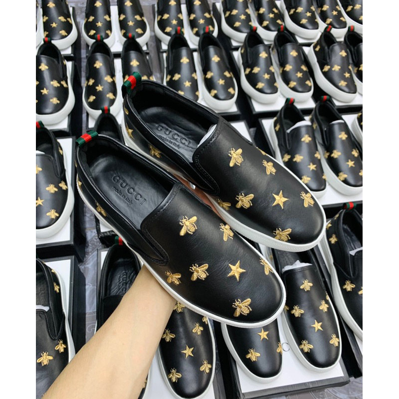 📛LIMITED📛 Giầy Slipon G.C nam cao cấp hàng có sẵn Fullbox - Chất liệu đế cao su vài cực đẹp !! ib để biết thêm chi tiết