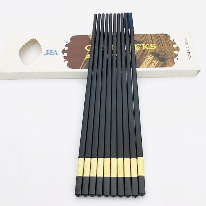 10 đôi đũa ăn để bàn xuất Nhật cao cấp in hoa anh đào độc đáo, chất liệu sợi thủy tinh siêu bền,thiết kế chống trơn