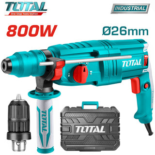 MÁY KHOAN BÊ TÔNG 3 CHỨC NĂNG TOTAL 800W TH308268-2 ( kèm đầu khoan chuyển đổi )