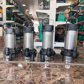 Máy bơm chìm, bơm tõm 1.1kw, 1.5kw, 1.9kw, 2.2kw thân inox 304 taifu - bảo hành 1 năm, máy bơm nước chìm