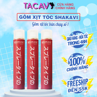 Gôm xịt tóc shakayi 400ml chính hãng, gôm giữ nếp tạo kiểu nam nữ