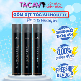 Gôm xịt tóc Nam SILHOUETTE 420ml Keo Xịt Tóc Nam tạo kiểu giữ nếp cho tóc,keo vuốt tóc thơm