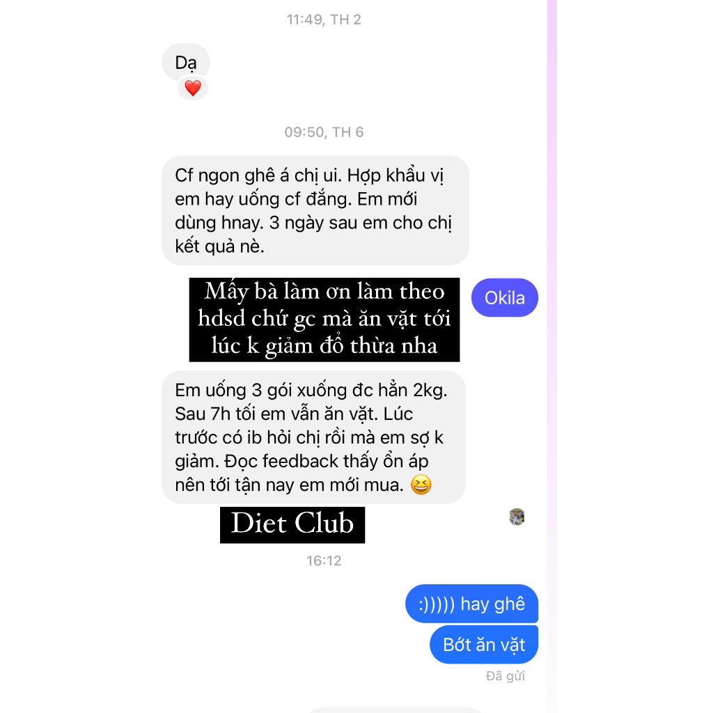 Cà Phê Giảm Cân Dietclub  - Hàng Chính Hãng