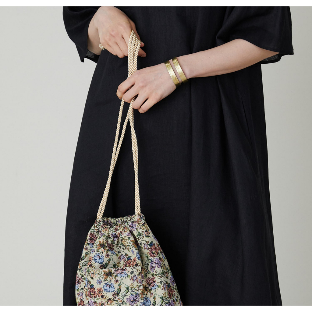 Túi hoa dây rút vintage