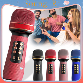 Mic Karaoke Kiêm Loa Bluetooth WS-898, Micro không dây hát karaoke mini cầm tay Nâng giọng cực chất, Loa hát karaoke