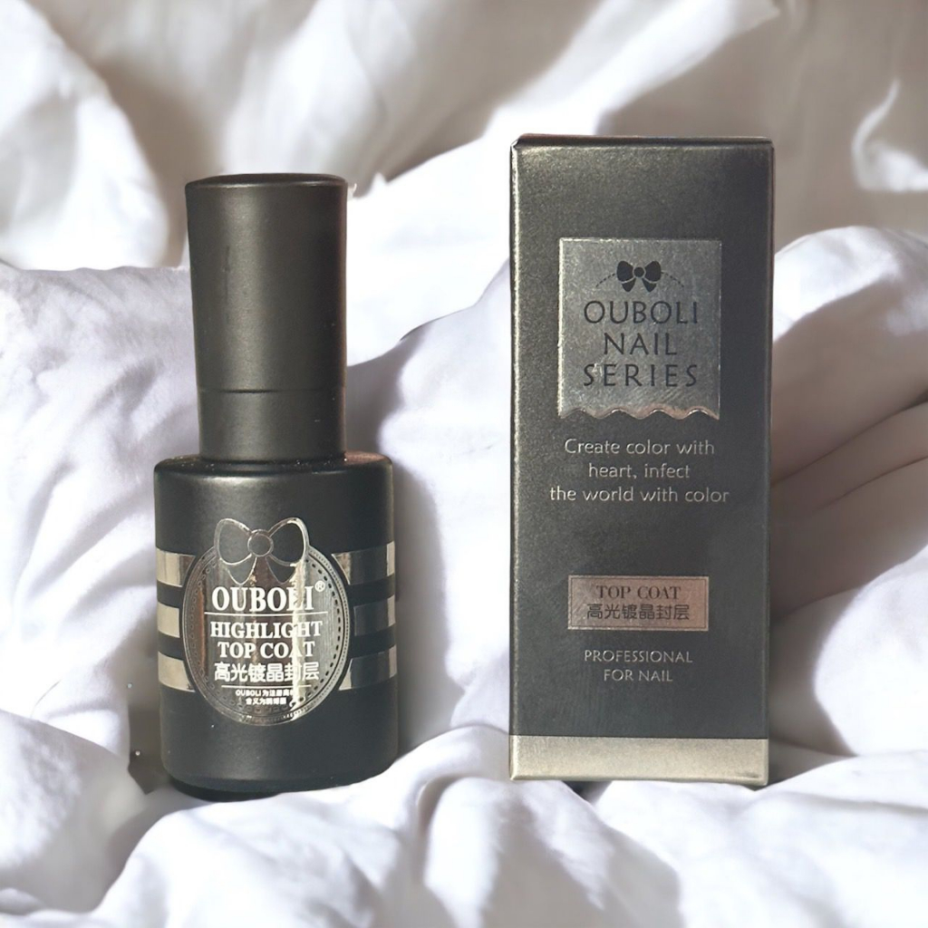 Base top cứng móng OUBOLI chính hãng 20ml . Có Dập Chìm OBL đáy chai
