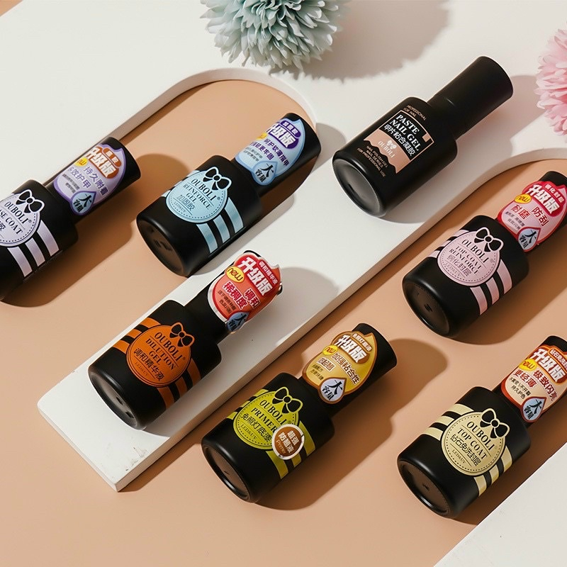 Base top cứng móng OUBOLI chính hãng 20ml . Có Dập Chìm OBL đáy chai