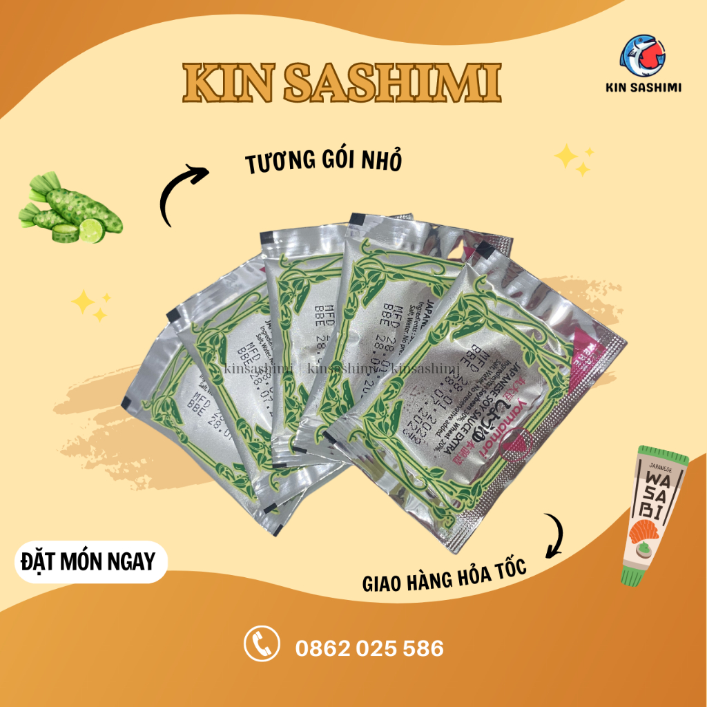 Nước tương gói nhỏ tiện lợi