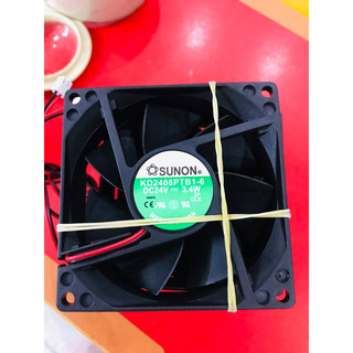 Quạt sunon 24v 8x8cm dòng 0,25a