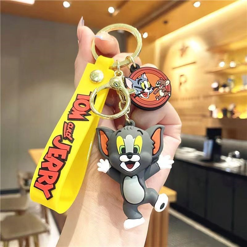 Móc cài balo, túi xách, móc khóa hoạt hình Tom và Jerry