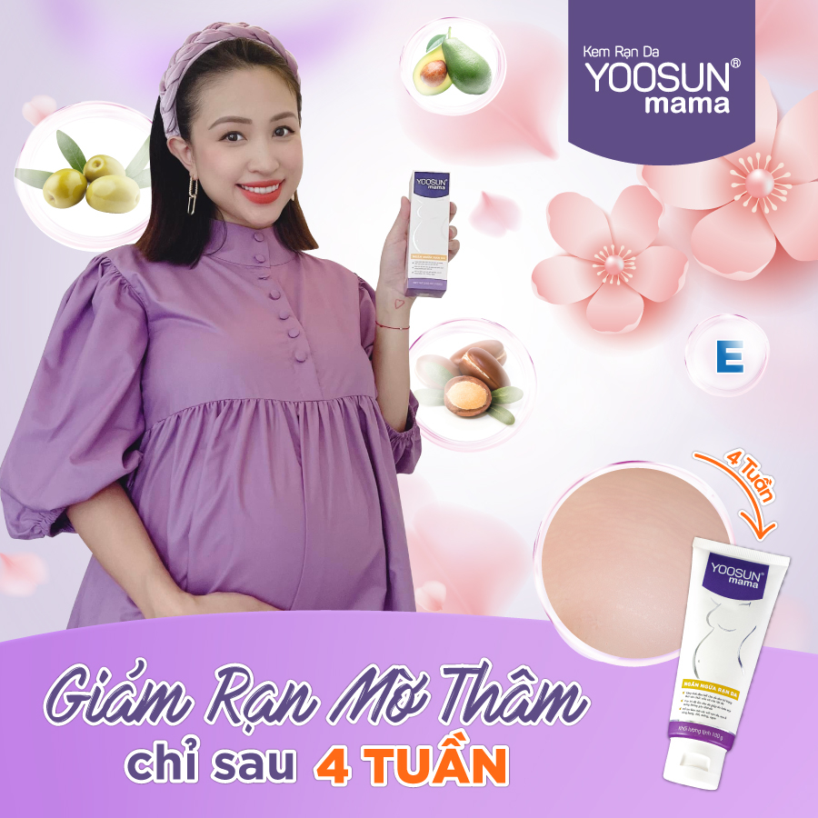 [MUA 1 ĐƯỢC 3]Mua 1 tuýp kem ngăn ngừa và phục hồi rạn da YOOSUN Mama tặng 1 tuýp Yoosun Rau má 25gr